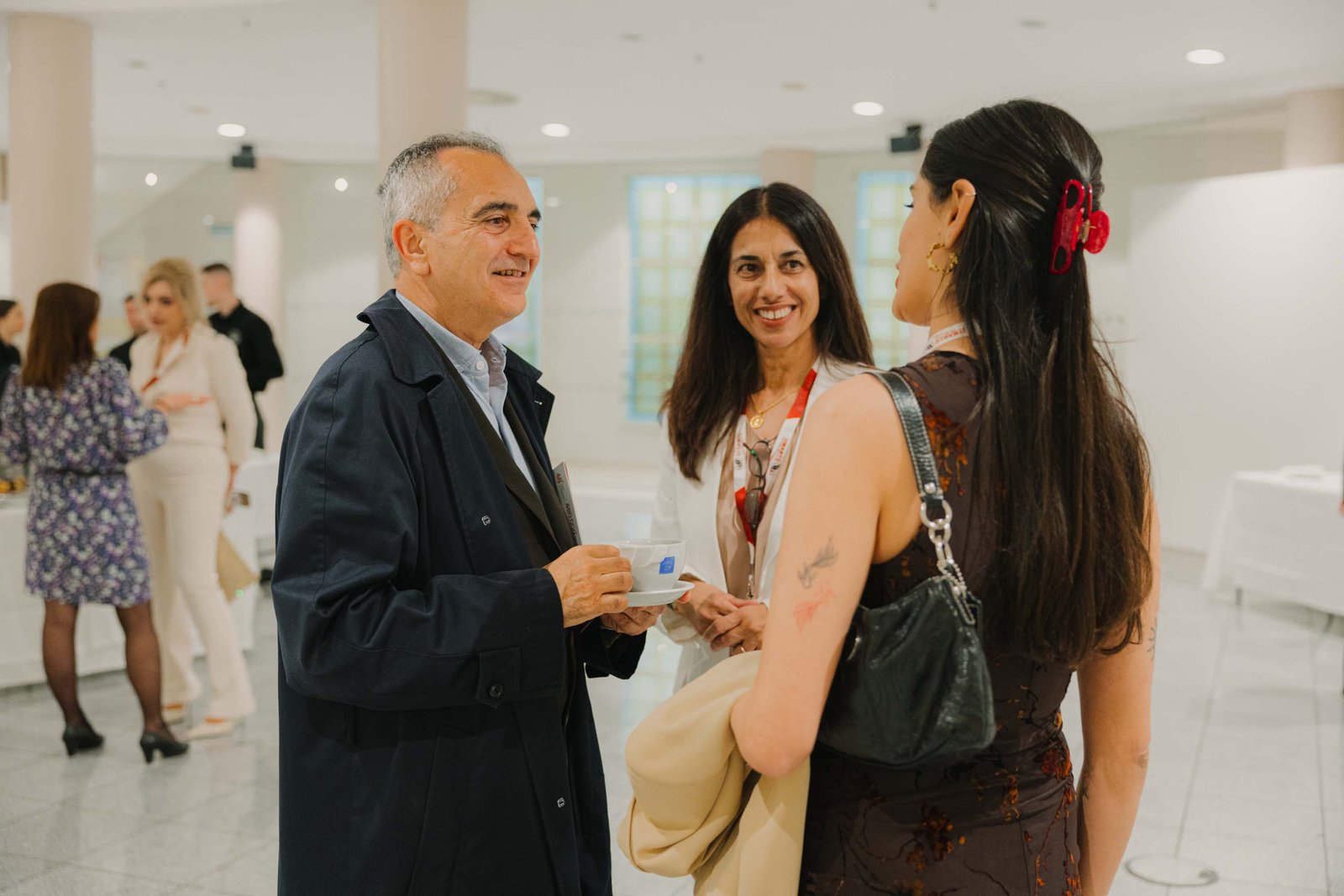 Guests mingling