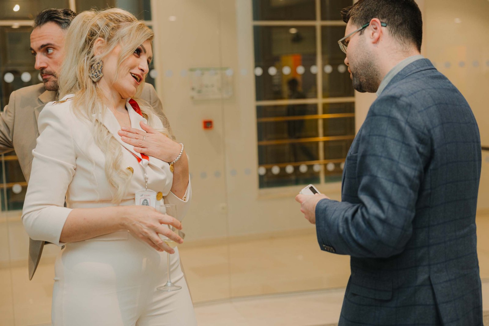Networking at the event
