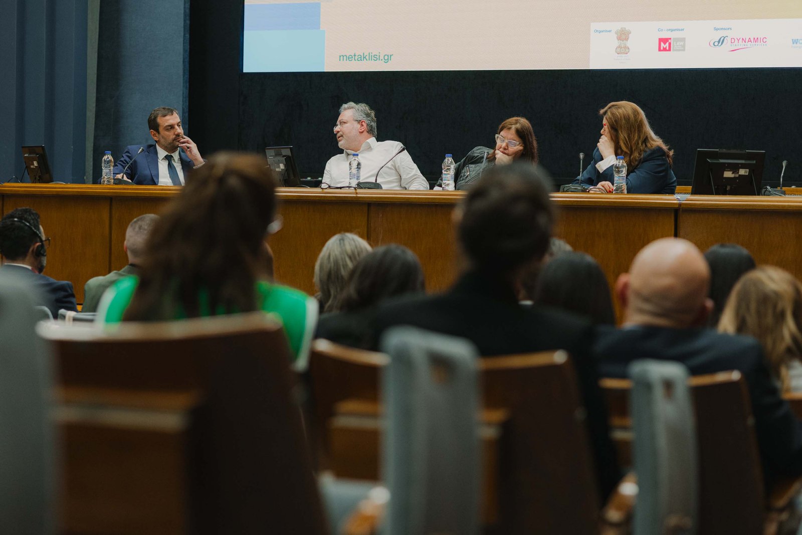 Panelists speaking