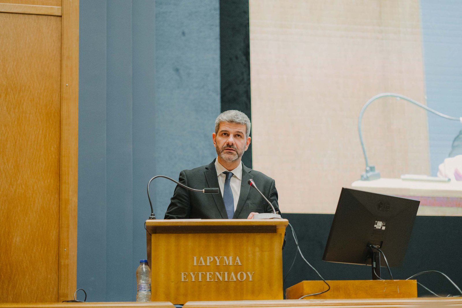 Speaker presenting